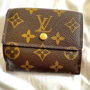 Authentic MONOGRAM CANVAS ELISE WALLET
 Vintage